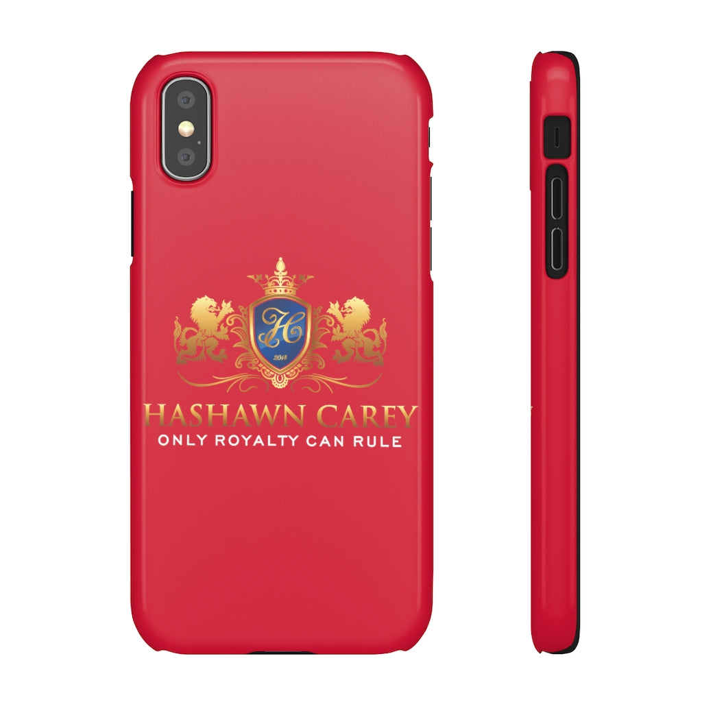 Hashawn Carey Logo Red Slim Phone Case