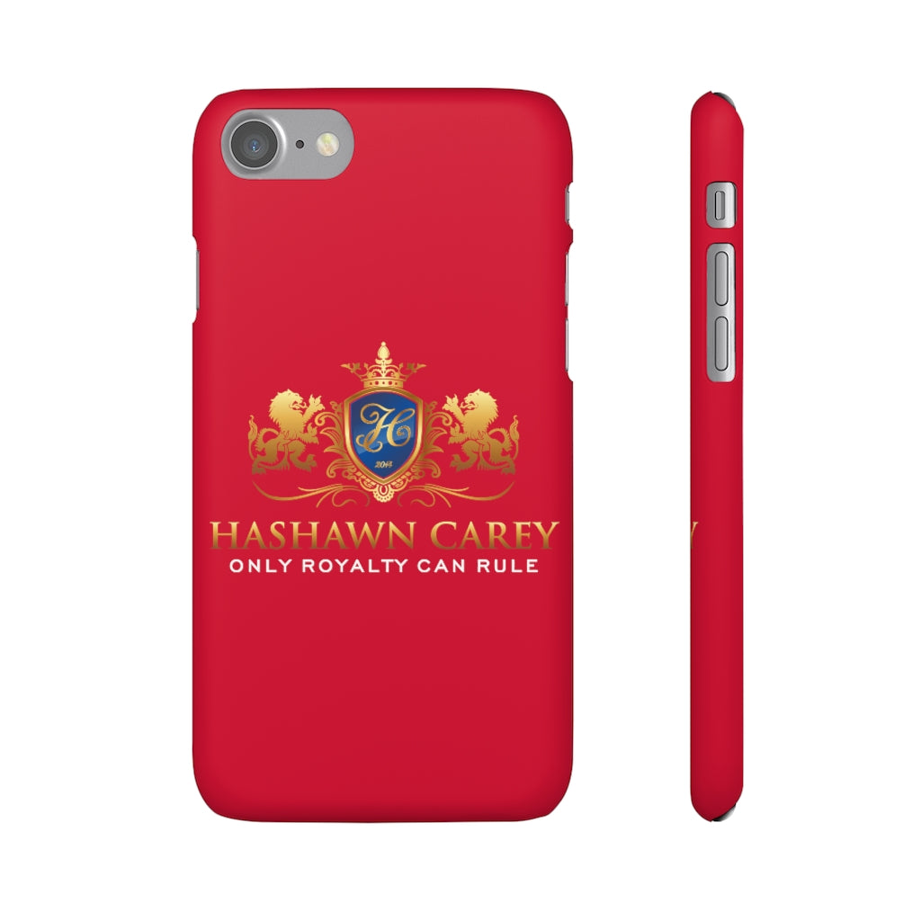 Hashawn Carey Logo Red Slim Phone Case