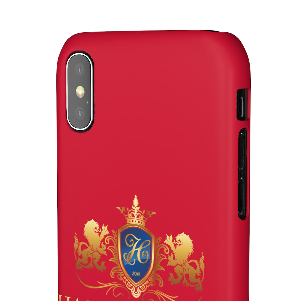 Hashawn Carey Logo Red Slim Phone Case