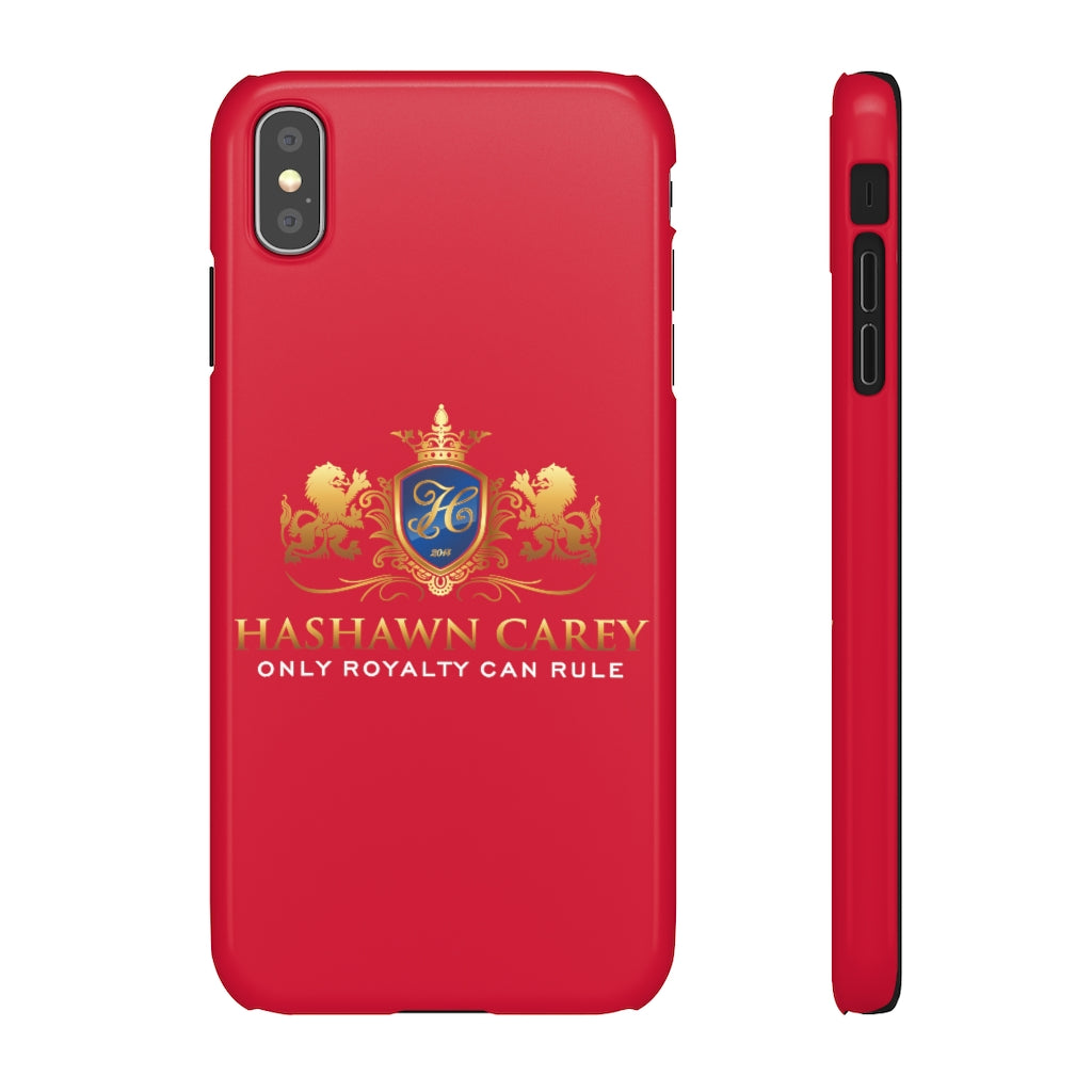 Hashawn Carey Logo Red Slim Phone Case