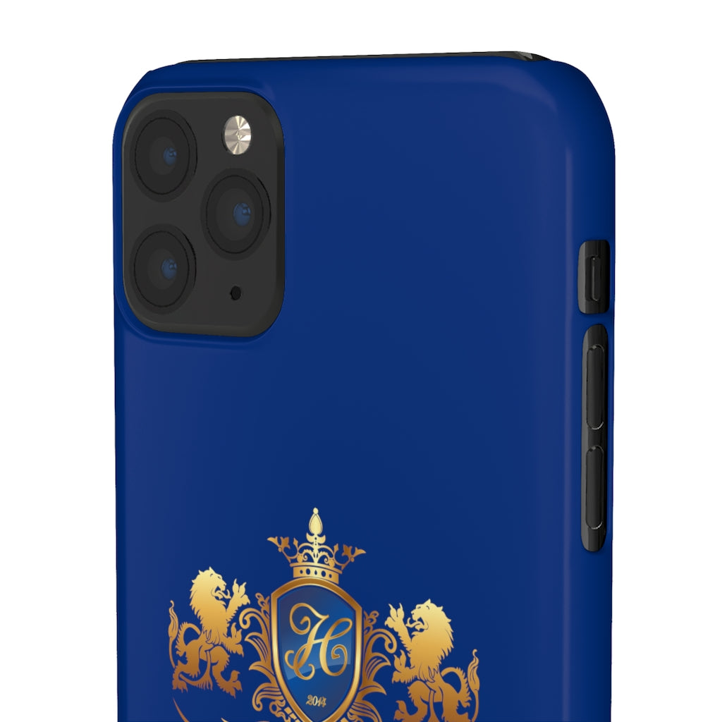 Hashawn Carey Logo Royal Blue Slim Phone Case