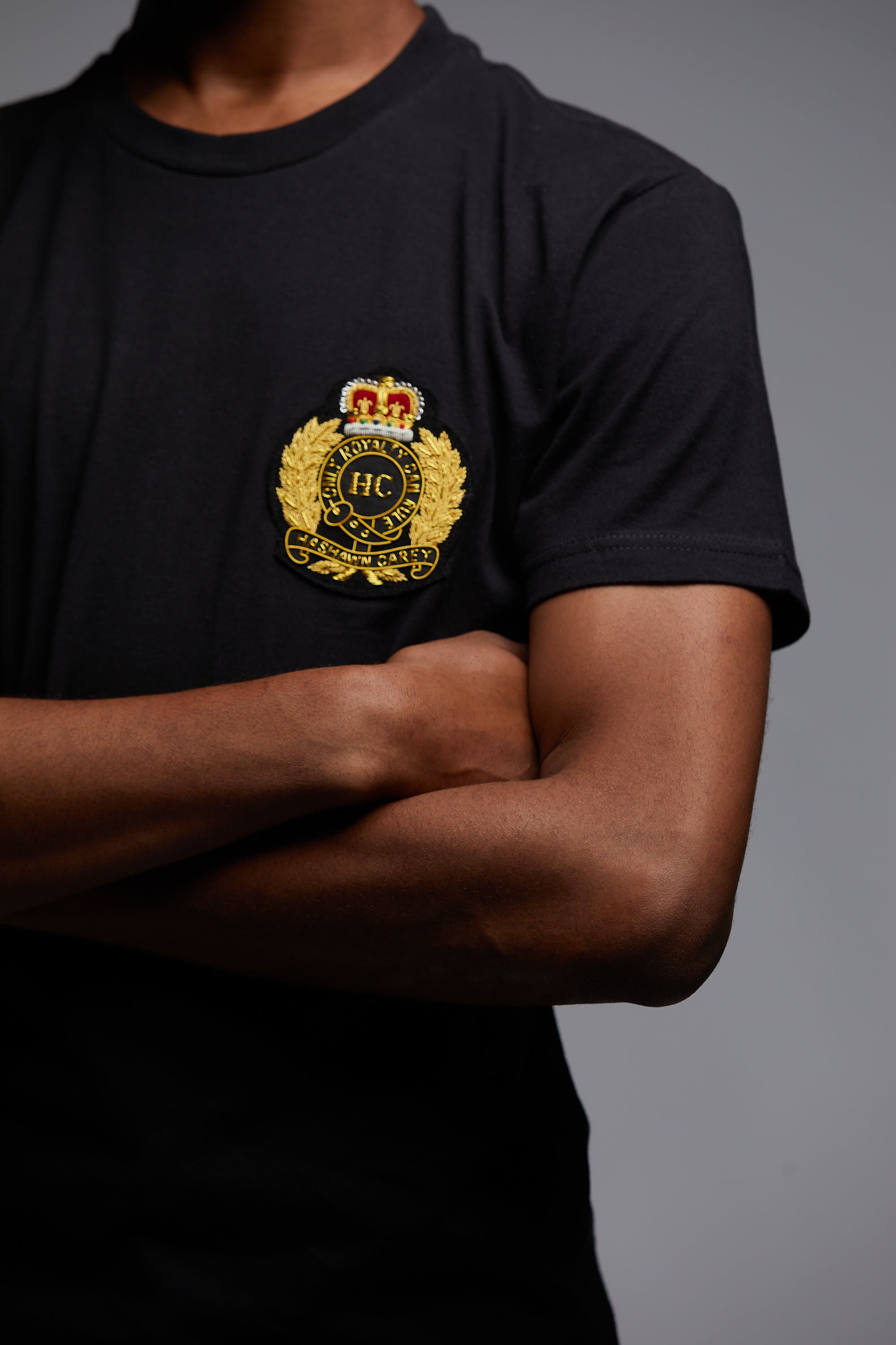 Limited Edition Royal Patch T-shirt - Hashawn Carey Apparel