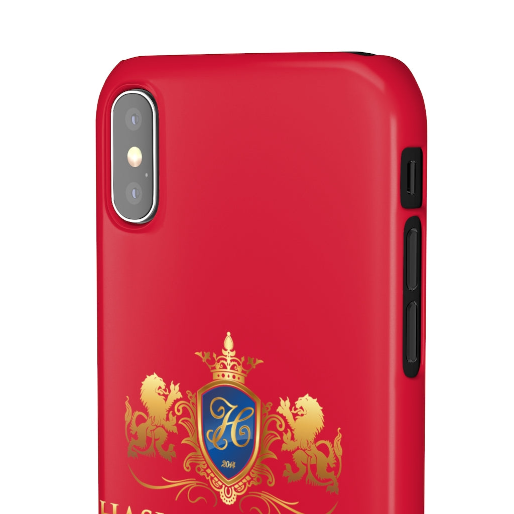 Hashawn Carey Logo Red Slim Phone Case