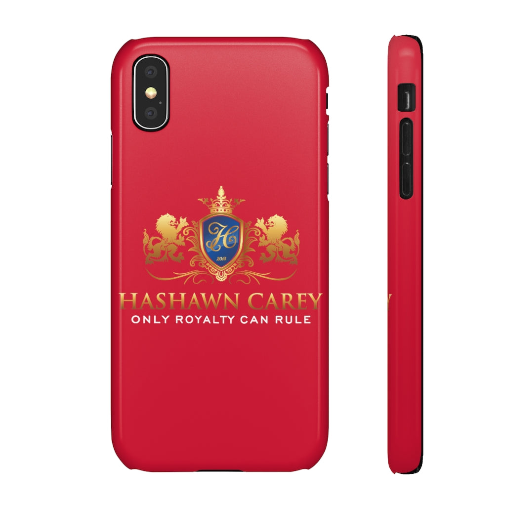 Hashawn Carey Logo Red Slim Phone Case