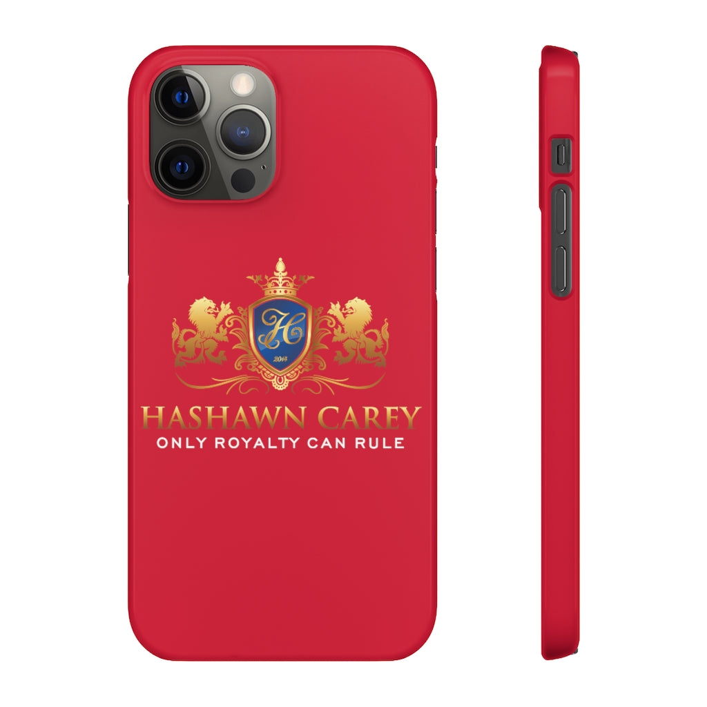 Hashawn Carey Logo Red Slim Phone Case