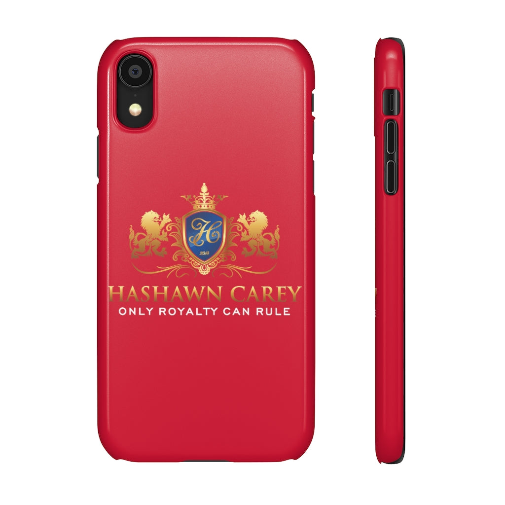 Hashawn Carey Logo Red Slim Phone Case