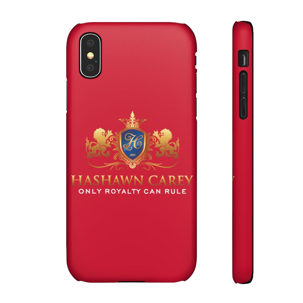 Hashawn Carey Logo Red Slim Phone Case