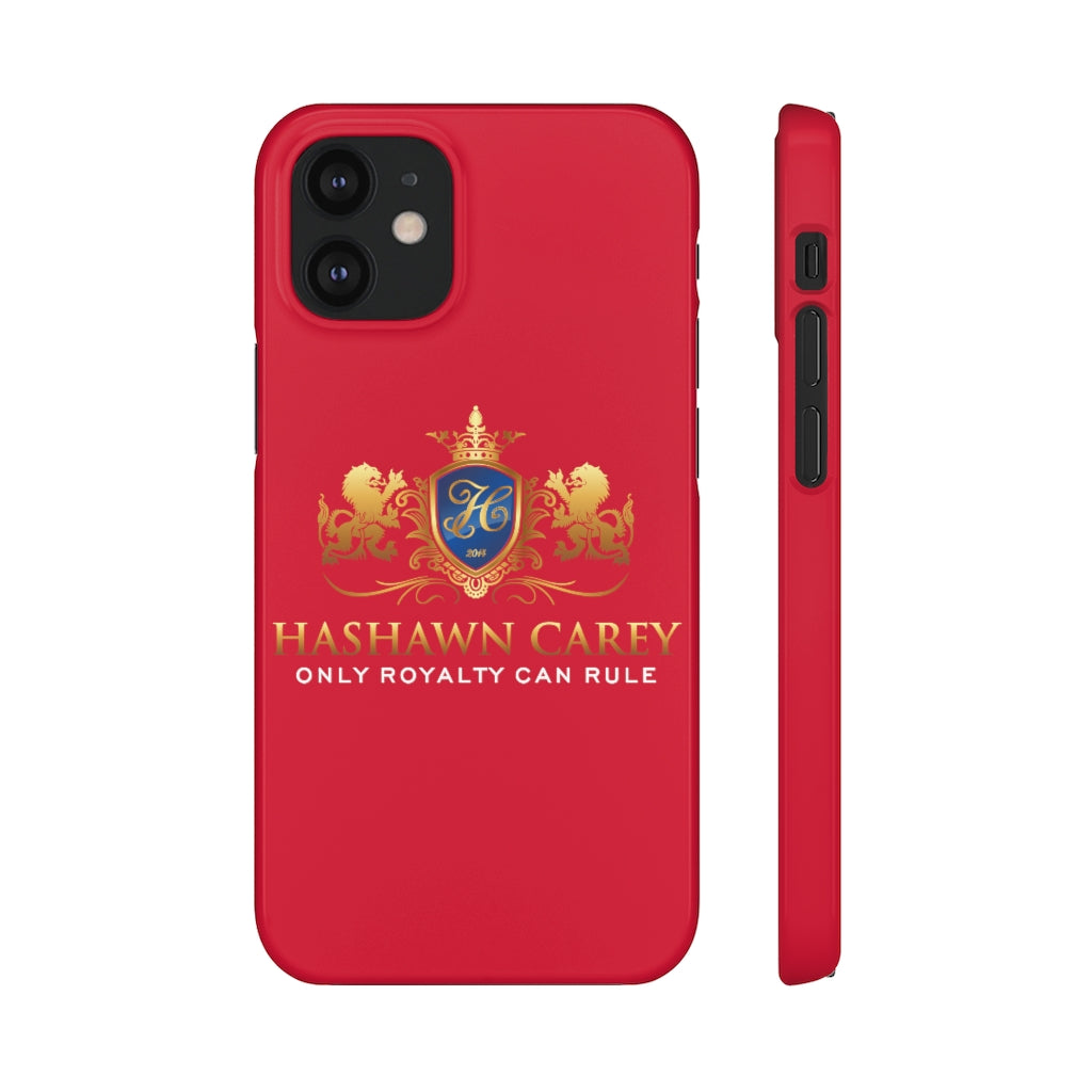 Hashawn Carey Logo Red Slim Phone Case