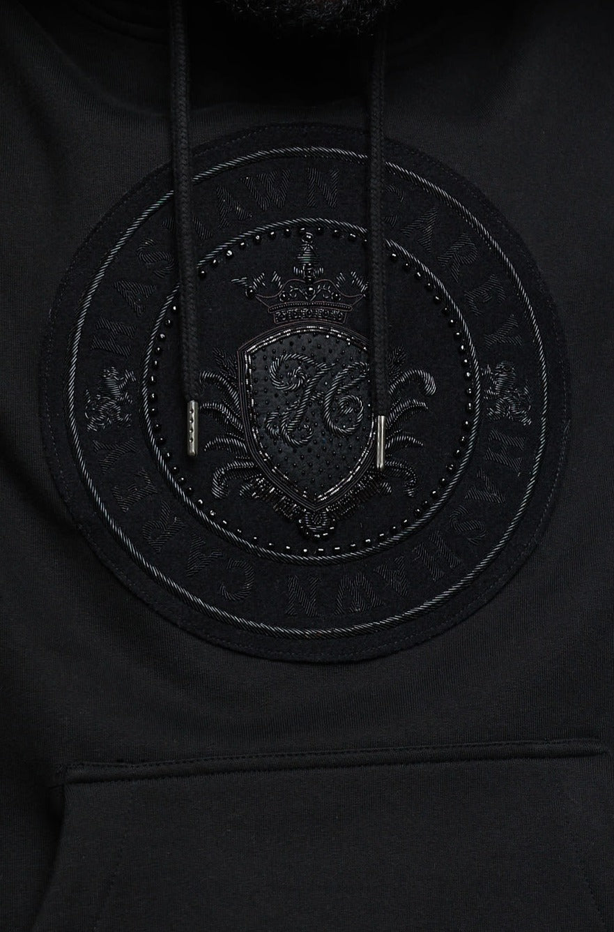 The Medallion Blackout Hoodie - Hashawn Carey Apparel