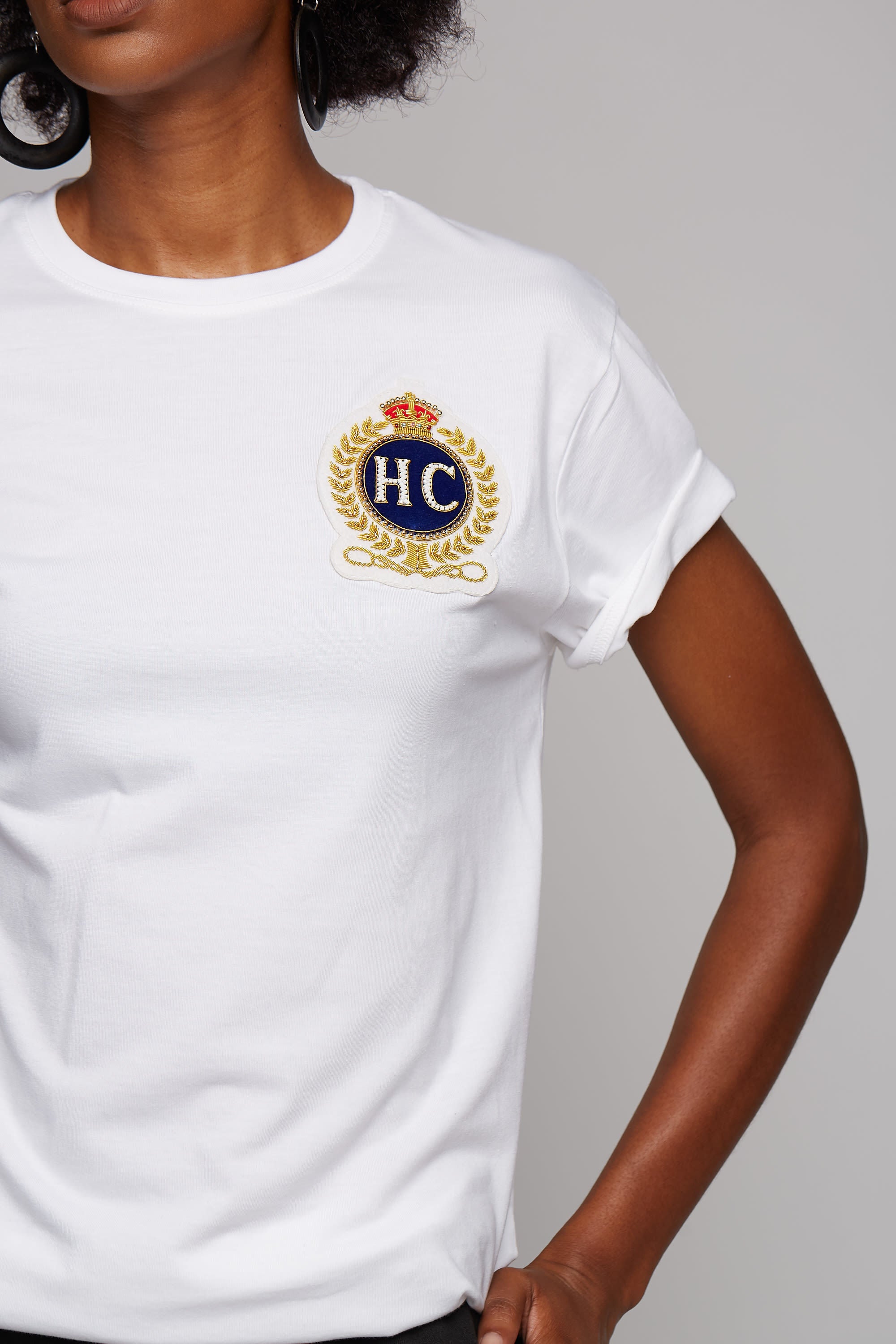 Limited Edition Supima® Cotton Patch T-shirt - Hashawn Carey Apparel