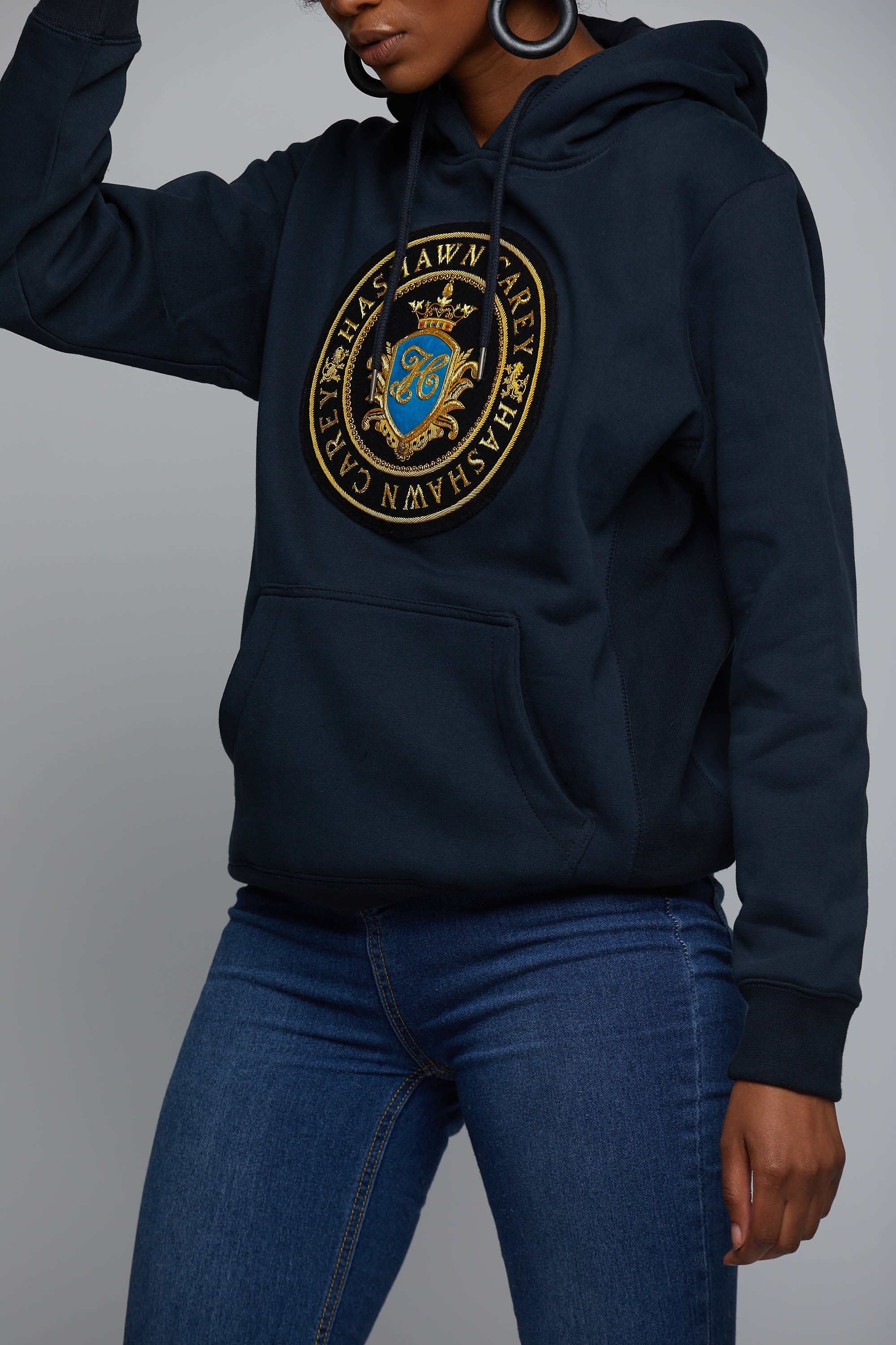 Hashawn Carey Gold Medallion Hoodie