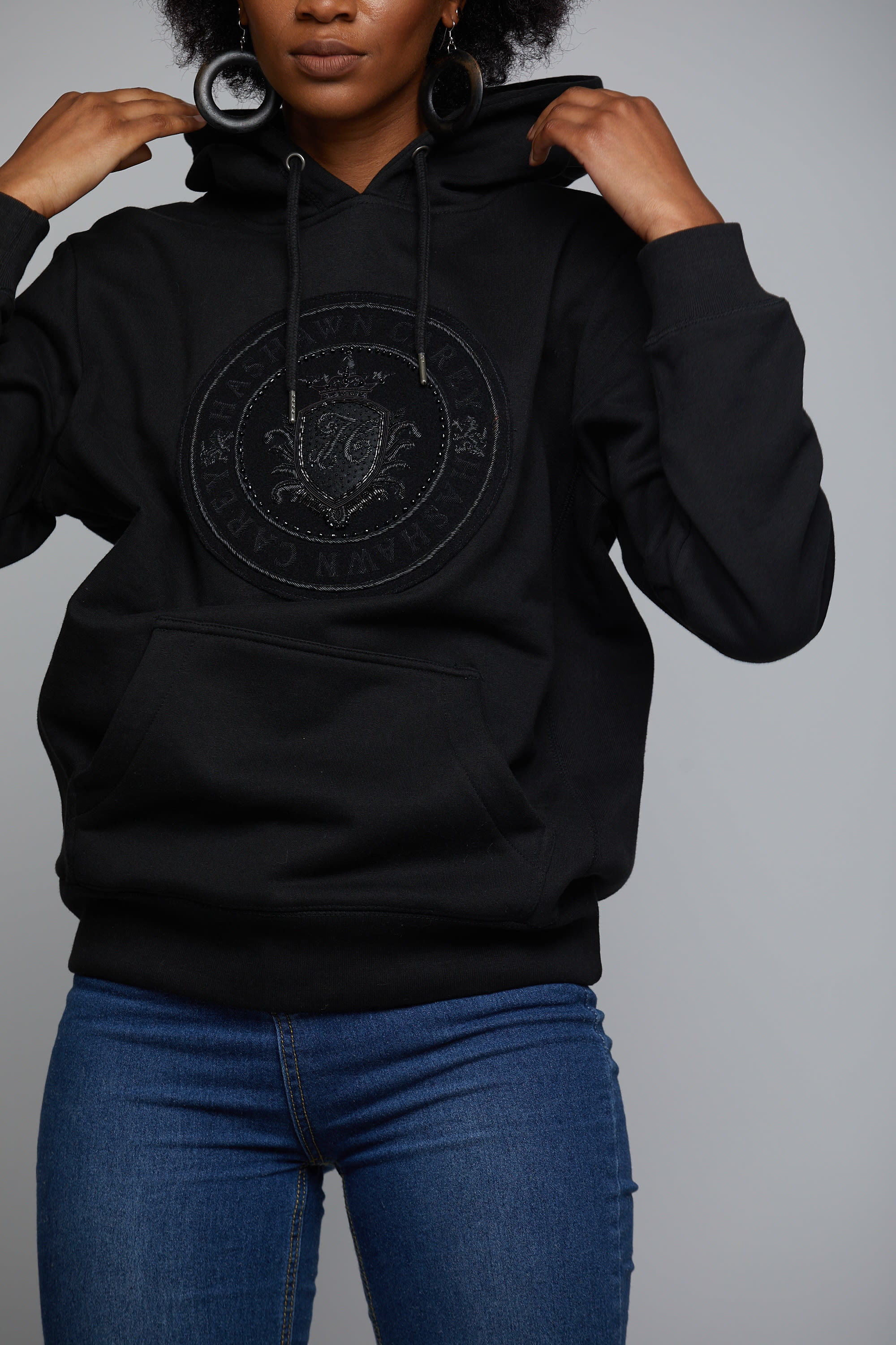 The Medallion Blackout Hoodie - Hashawn Carey Apparel