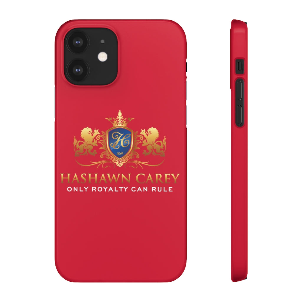 Hashawn Carey Logo Red Slim Phone Case