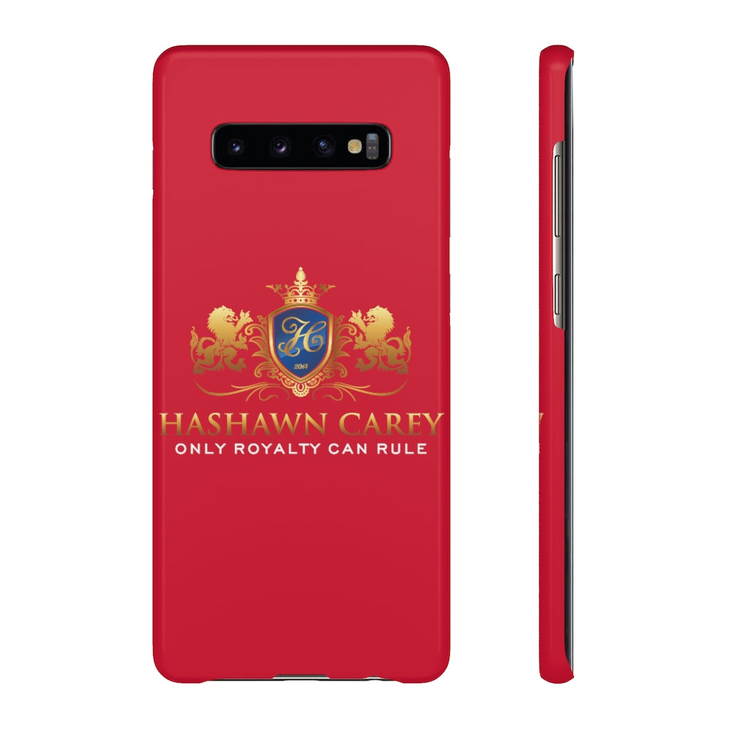 Hashawn Carey Logo Red Slim Phone Case