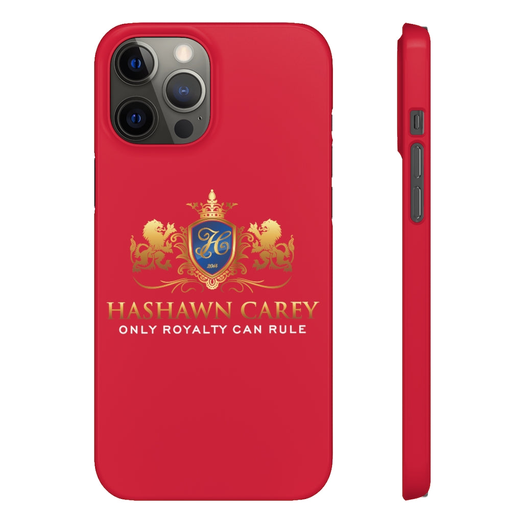 Hashawn Carey Logo Red Slim Phone Case