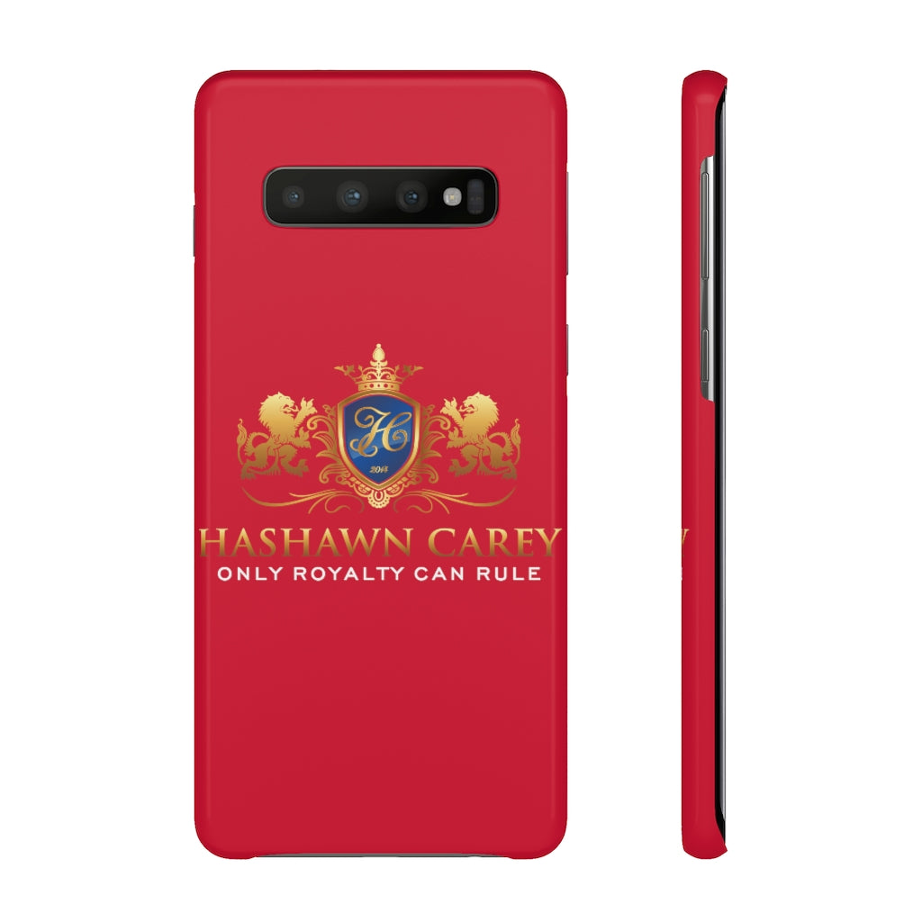 Hashawn Carey Logo Red Slim Phone Case