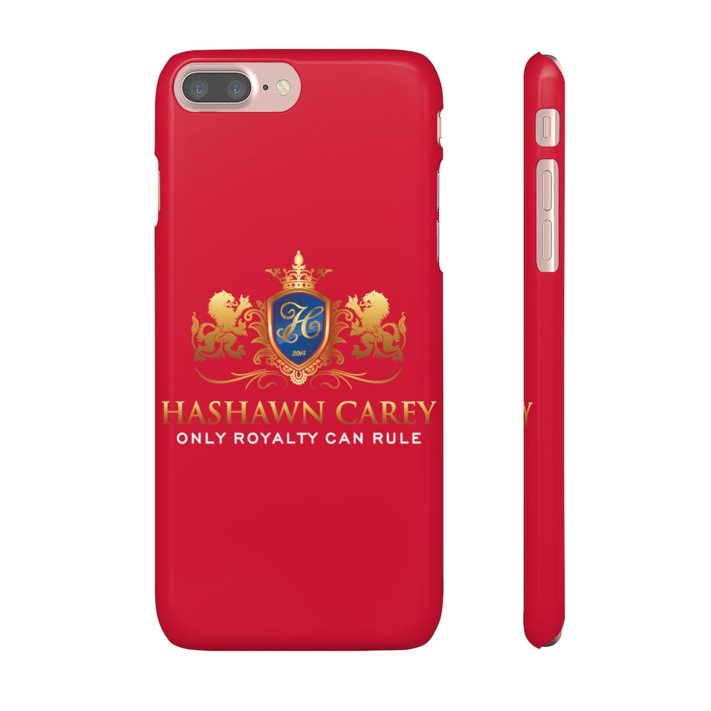 Hashawn Carey Logo Red Slim Phone Case