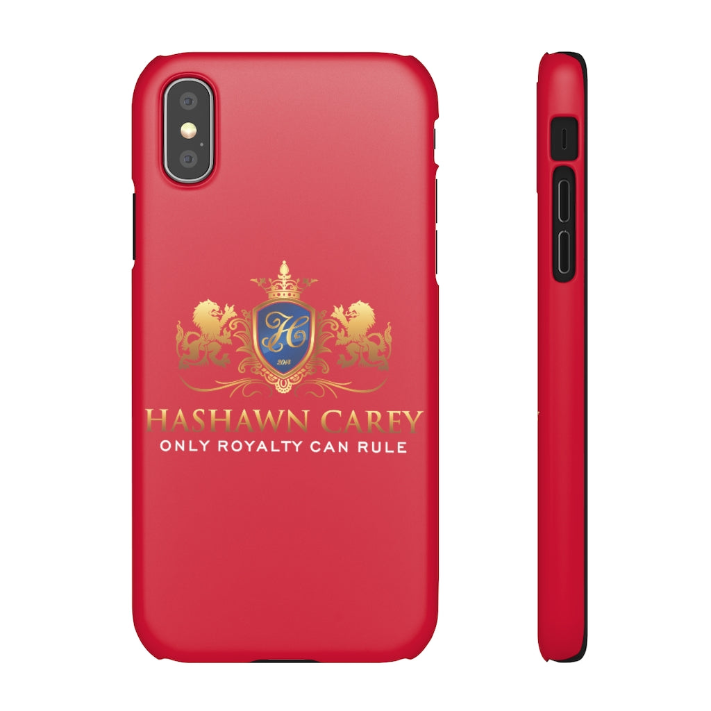 Hashawn Carey Logo Red Slim Phone Case