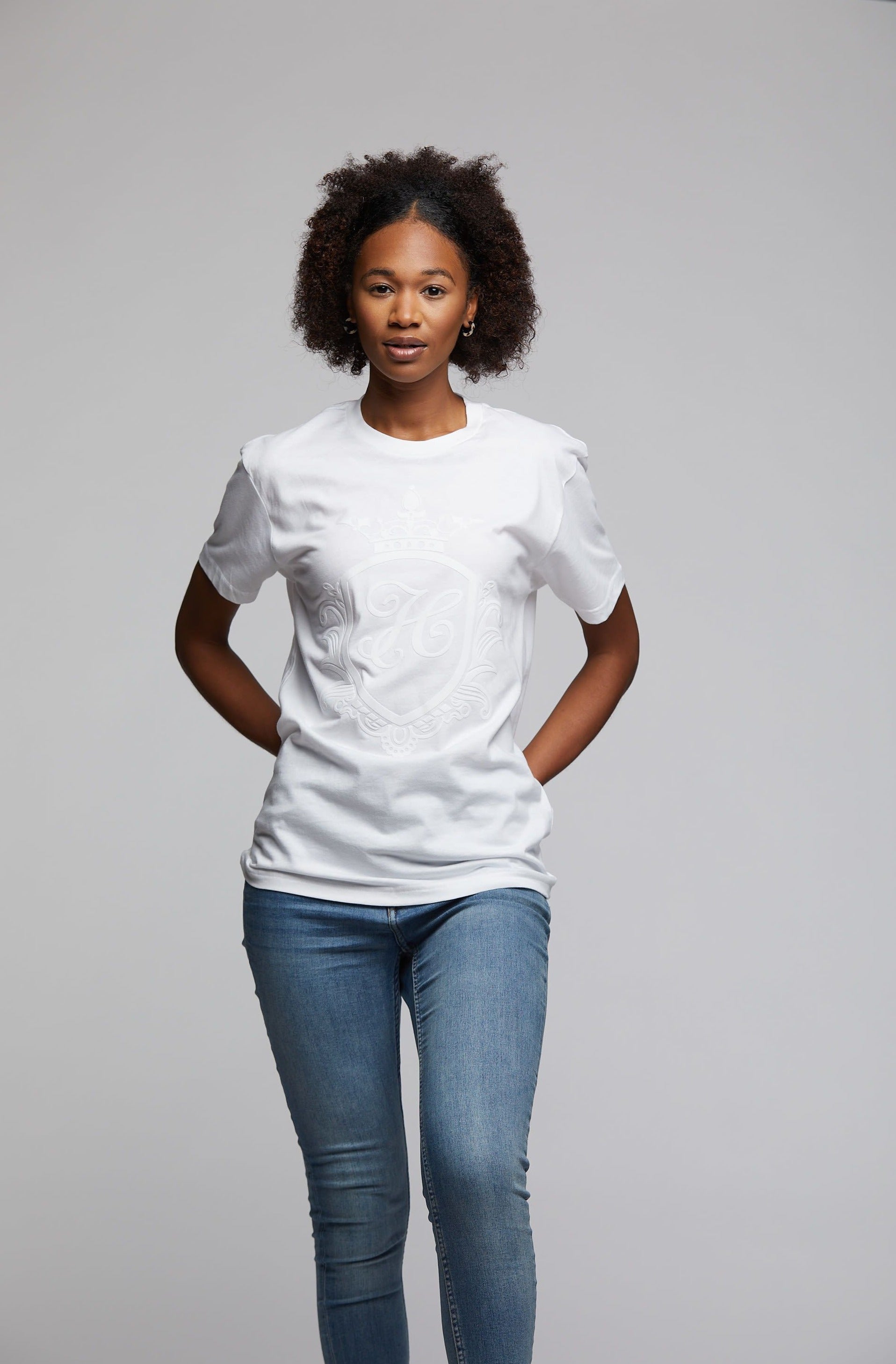 Hashawn Carey Apparel Blanc Sur Blanc